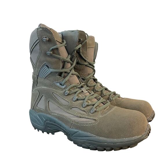 Converse C8990 Tactical Work Boots Men’s 13 Leather ASTM F2413 EH Side Zip - Picture 1 of 13